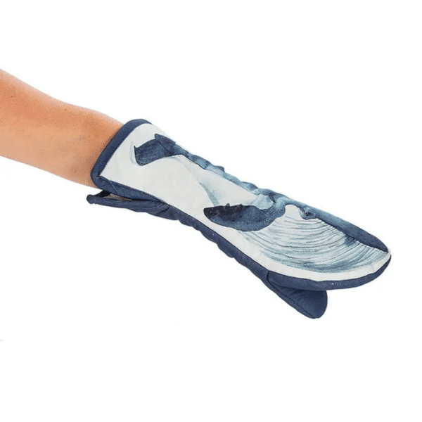 Blue Baleen Whale Oven Mitt - Image 3